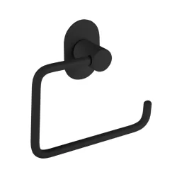   LAVEO MIRI WC-papír tartó rögzítővel és csavarokkal (120x140x35 mm), fekete