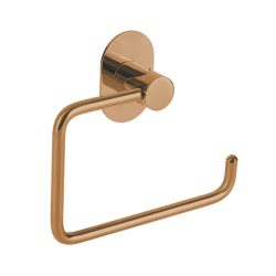  LAVEO MIRI WC-papír tartó rögzítővel és csavarokkal (120x140x35 mm), rose gold