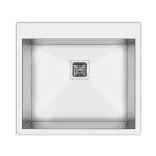 AS 251S HAND MADE prémium inox mosogató SZIFONNAL