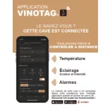Avintage Borhűtő AVI50PLATINUM pult alá építhető és szabadonálló, 47 palack