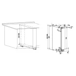 Avintage Borhűtő AVU8S82 pult alá építhető és szabadonálló, 8 palack