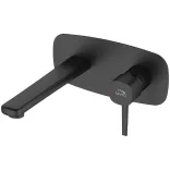 LAVEO POLA rejtett fali mosdócsap, fekete