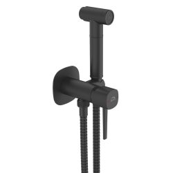 LAVEO POLA rejtett bidécsap zuhanyszettel, fekete