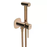 LAVEO POLA rejtett fali bidécsap zuhanyszettel, rose gold