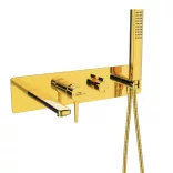 LAVEO POLA kádcsap rejtett beépítésre zuhanszettel, arany