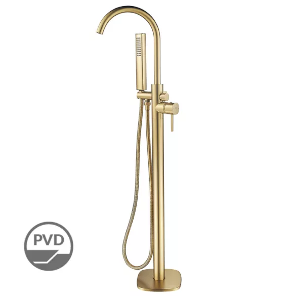 LAVEO POLA szabadonálló kádcsap, szálcsiszolt arany