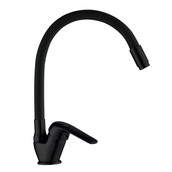 LAVEO ELZA F álló csaptelep rugalmas tömlővel, matt fekete