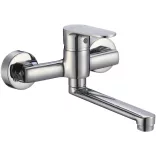 LAVEO PANA falra szerelhető mosdócsap, króm