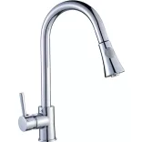 Laveo DARU Kihúzható zuhanyváltós csaptelep, króm