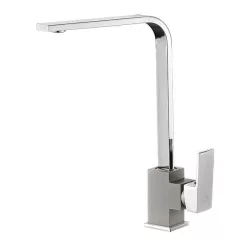 Laveo KVADRATO álló csaptelep, szürke/króm