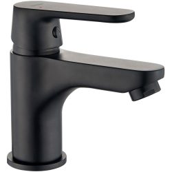 LAVEO DIMA mosdócsap pop-up leeresztővel, fekete