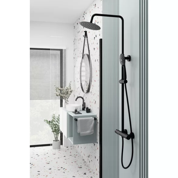 LAVEO DIMA álló mosdócsap, fekete