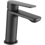 LAVEO GAVA mosdócsap pop-up leeresztővel, fekete