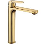 LAVEO GAVA magas mosdócsap pop-up leeresztővel, arany