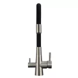 LAVEO RIVECO rugalmas tömlős króm csaptelep víztisztító csatlakozással