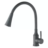 LAVEO SELVA zuhanyváltós rugalmas tömlős szürke csaptelep