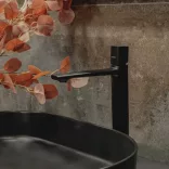 LAVEO TORES mosdócsap click-clack leeresztővel, fekete