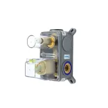 LAVEO TORES fürdőcsap szett rejtett fali beépítésre, szatin arany