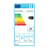 Ciarko Design Wizard 2.0 fekete főzőlapba integrált páraelszívó