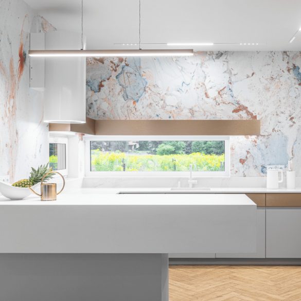 Ciarko Design Tubus fehér fali páraelszívó