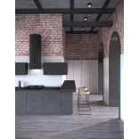 Ciarko Design Tubus fekete fali páraelszívó