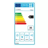 Ciarko Design Tubus fekete fali páraelszívó