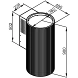 Ciarko Design Monogram Gold fali páraelszívó