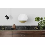 Ciarko Design ECLIPSE fehér / Gold fali páraelszívó