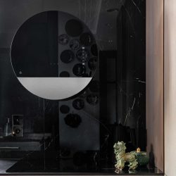 Ciarko Design ECLIPSE szürke / fekete fali páraelszívó