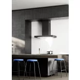 Ciarko Design T-Light 60 cm fekete fali páraelszívó