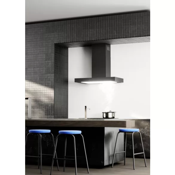 Ciarko Design T-Light 60 cm fekete fali páraelszívó