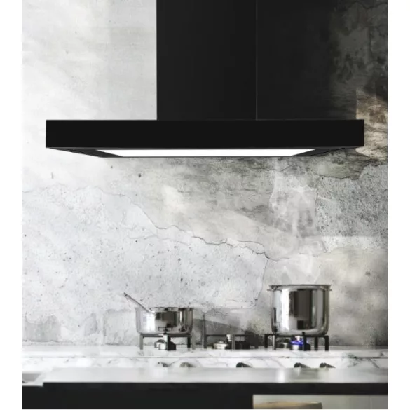 Ciarko Design T-Light 90 cm fekete fali páraelszívó