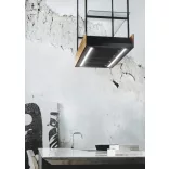 Ciarko Design MINIMAL 1 120 cm fekete sziget páraelszívó (panellal)