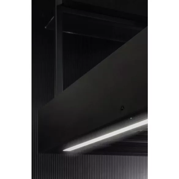 Ciarko Design MINIMAL 1 120 cm fekete sziget páraelszívó (oldalsó panel nélkül)