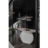 Ciarko Design MINIMAL 2 120 cm fekete sziget páraelszívó (pohártartóval)