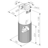 Ciarko Design Monogram W Rose Gold sziget páraelszívó