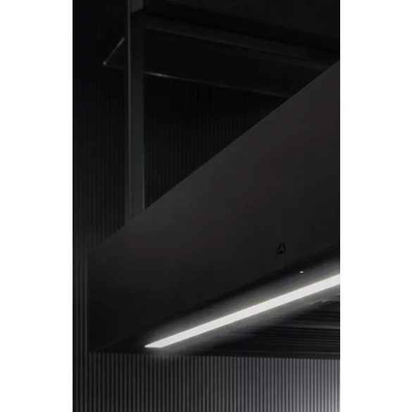 Ciarko Design MINIMAL 1 90 cm fekete sziget páraelszívó (oldalsó panel nélkül)