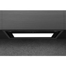   Ciarko Design Su Mini 74 cm fekete üveg beépíthető páraelszívó