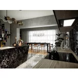 Ciarko Design Su Mini 74 cm fekete üveg beépíthető páraelszívó