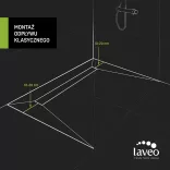LAVEO SLIM folyóka 700 mm, inox