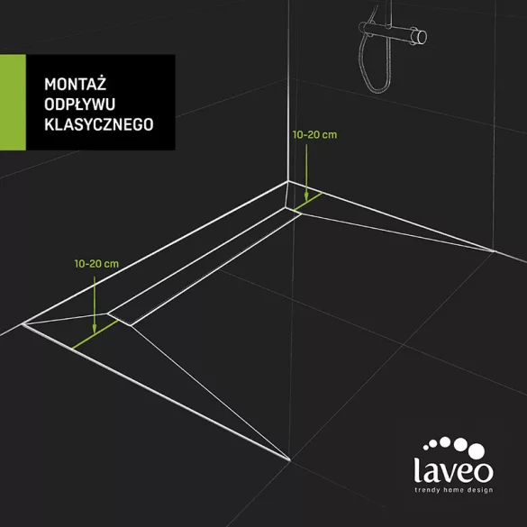 LAVEO SLIM folyóka 700 mm, inox