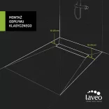 LAVEO SLIM folyóka 800 mm, arany
