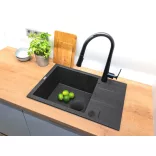 LAVEO lefolyó takaró, fekete