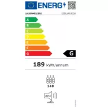 LaSommeliere Borhűtő ECELLAR BI150 beépíthető és szabadonálló, 149 palack