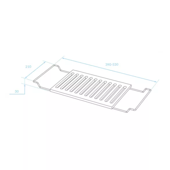 LAVEO teleszkópos csepegtető, bambusz