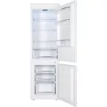 Kluge beépíthető kombi hűtőszekrény alul fagyasztóval, LessFrost 195/75