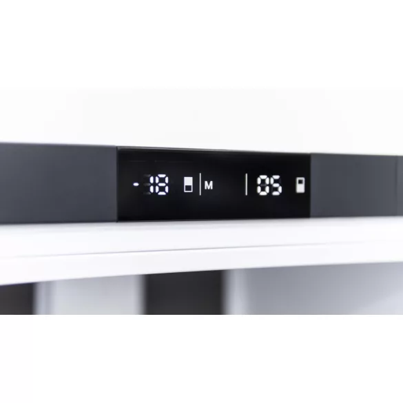 Kluge beépíthető kombi hűtőszekrény alul fagyasztóval, DualNoFrost, 170L/63L