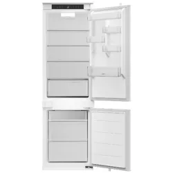   Kluge beépíthető kombi hűtőszekrény alul fagyasztóval, 206L/64L, 37dB, 194cm