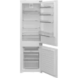 Kluge beépíthető kombi hűtőszekrény alul fagyasztóval, DualNoFrost, 180L/63L