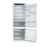 Kluge beépíthető kombi hűtőszekrény alul fagyasztóval, NoFrost, 281L/101L